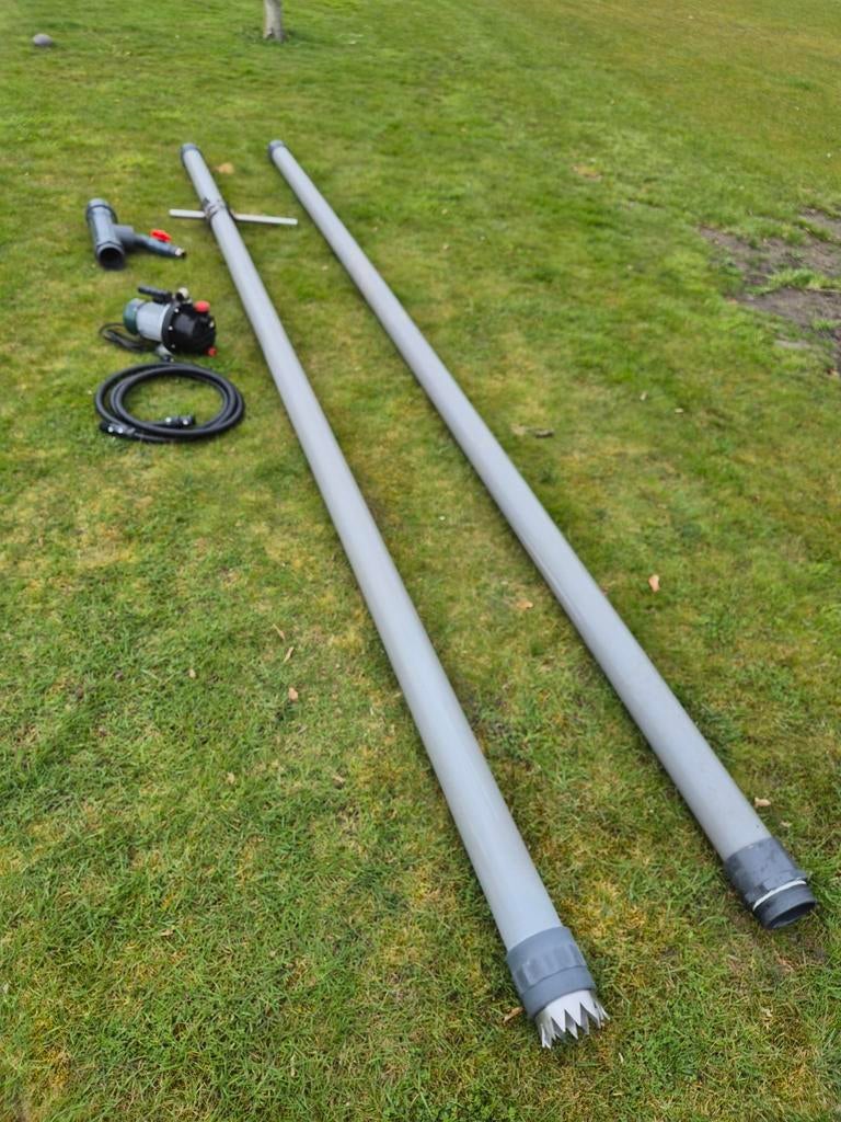 DIY Waterbronboor / Waterput set met pomp, Ophalen, Zo goed als nieuw