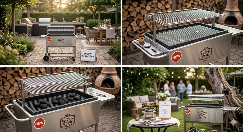 Nieuwe La Caja China - Originele Braadkist / Pig Roaster, Ophalen of Verzenden, Nieuw, Met accessoires