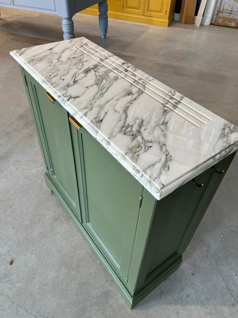 Radiator ombouw kast met marmer blad, Huis en Inrichting, Ophalen, Gebruikt