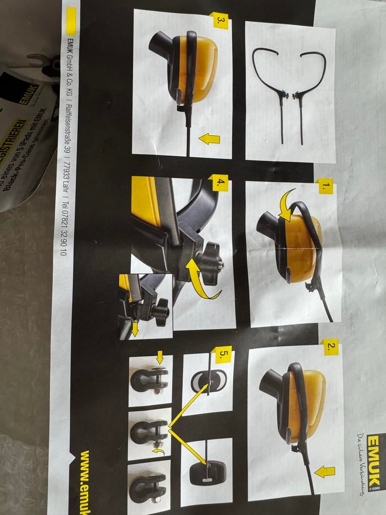 Emuk 100305 Caravan Spiegel - Set van 2, Caravans en Kamperen, Ophalen of Verzenden, Gebruikt