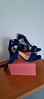 Te koop: open dames pumps, Pumps, Blauw, Ophalen of Verzenden, Zo goed als nieuw