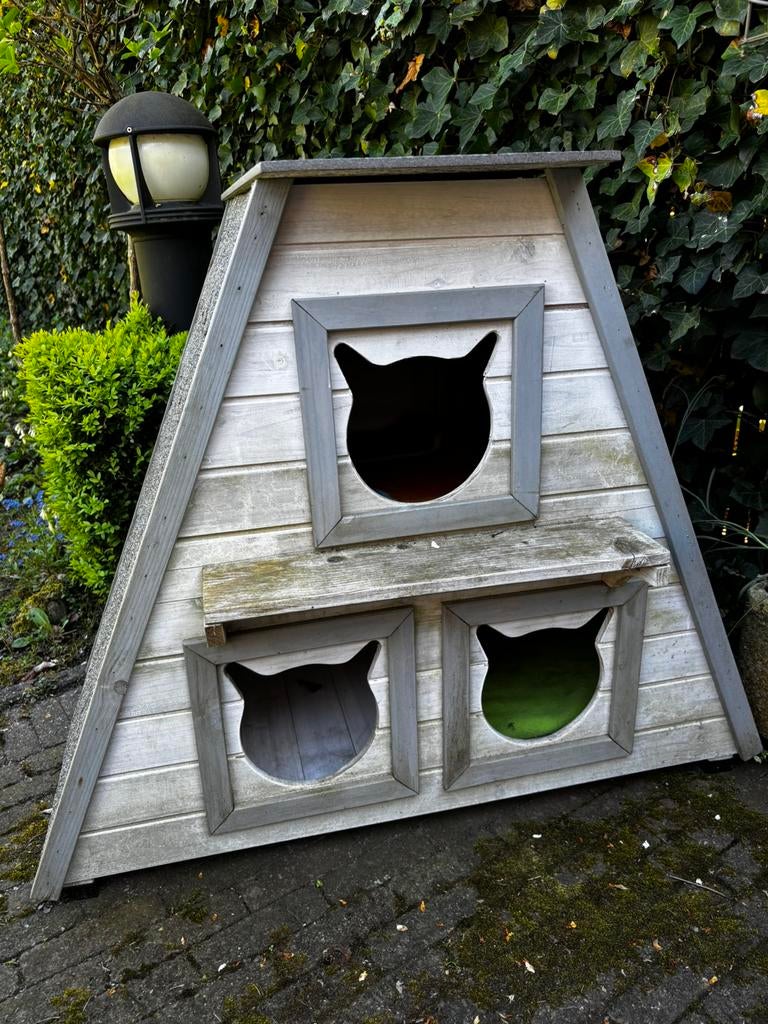 Kattenhuis gratis af te halen, Ophalen, Gebruikt