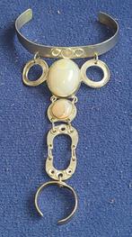 Bijzonder ethnisch handsieraad India met stenen, Sieraden, Tassen en Uiterlijk, Antieke sieraden, Verzenden, Overige materialen