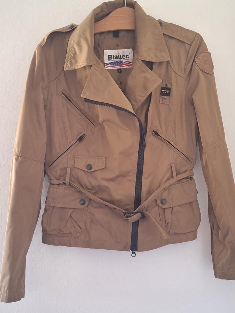 Mooie tussenjas van Blauer, Bruin, Verzenden, Zo goed als nieuw, Blauer