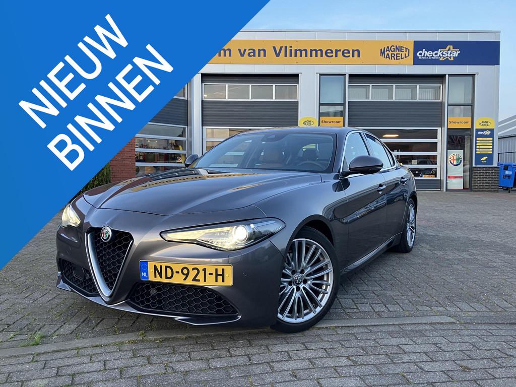 Alfa Romeo Giulia 2.0T Super | Cognac lederen bekleding | Af, Auto's, Alfa Romeo, Bedrijf, Te koop, Giulia, ABS, Achteruitrijcamera