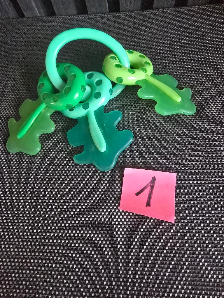 Difrax bijtring met sleutels, Kinderen en Baby's, Speelgoed | Babyspeelgoed, Ophalen of Verzenden, Zo goed als nieuw, Overige typen