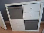 Ikea Kallax kast wit, Ophalen, 50 tot 100 cm, Zo goed als nieuw, 3 of 4 laden