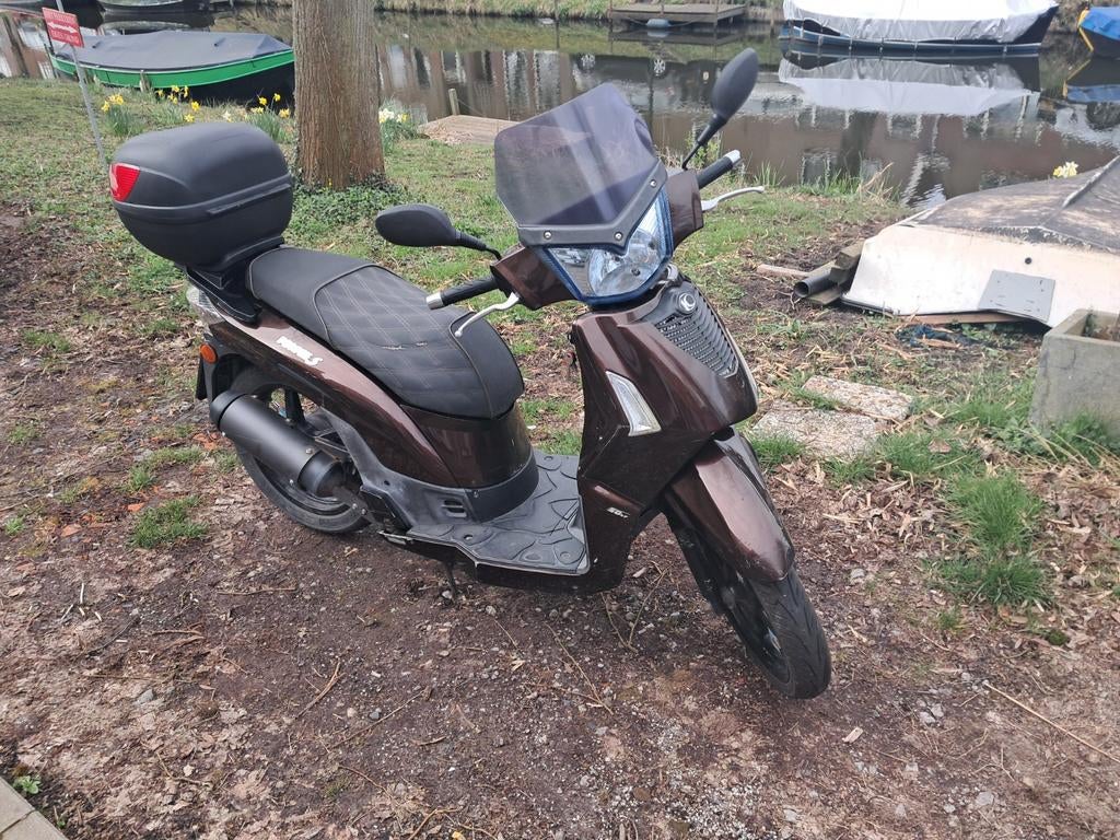 Kymco People S - Stabiele 16 inch scooter met topkoffer, Ophalen, Gebruikt, Maximaal 45 km/u, People S