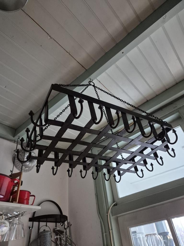 Zwaar ijzeren rek voor keuken/hobby, Ophalen, Gebruikt