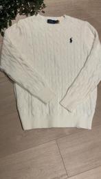 Ralph Lauren kabeltrui Wit Maat S, Kleding | Dames, Truien en Vesten, Ophalen of Verzenden, Nieuw, Maat 36 (S), Wit