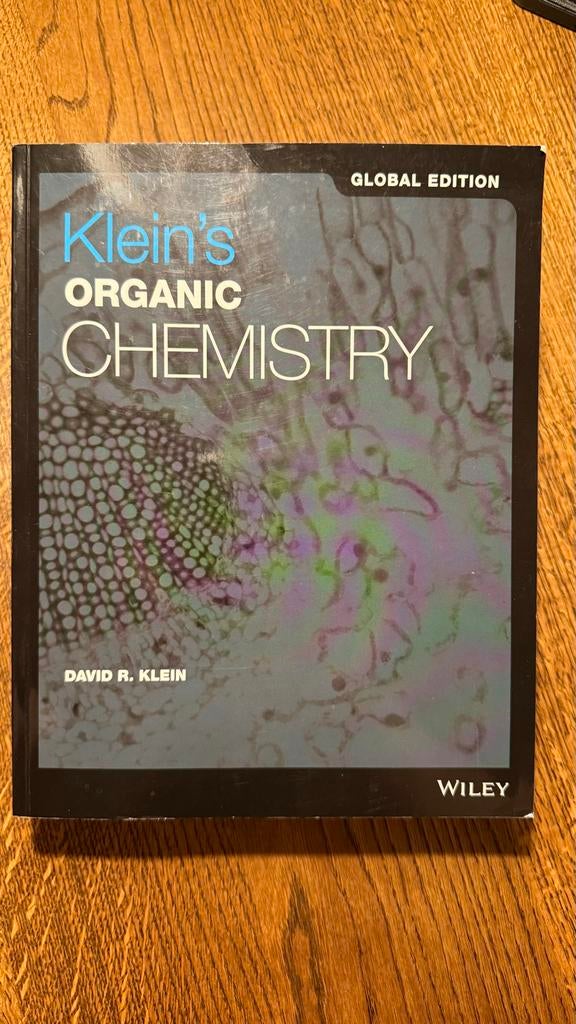 Klein's Organic Chemistry - Global Edition, Boeken, Ophalen of Verzenden, Beta, Zo goed als nieuw, HBO