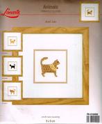 Cado opruiming lanarte 4 borduurpakketjes, rock & jazz cats, Ophalen of Verzenden, Nieuw, Handborduren, Borduurpakket