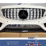 W205 C43 AMG VOORBUMPER + GT GRIL Mercedes C Klasse WIT COMP, Gebruikt, -, Voor, Ophalen of Verzenden