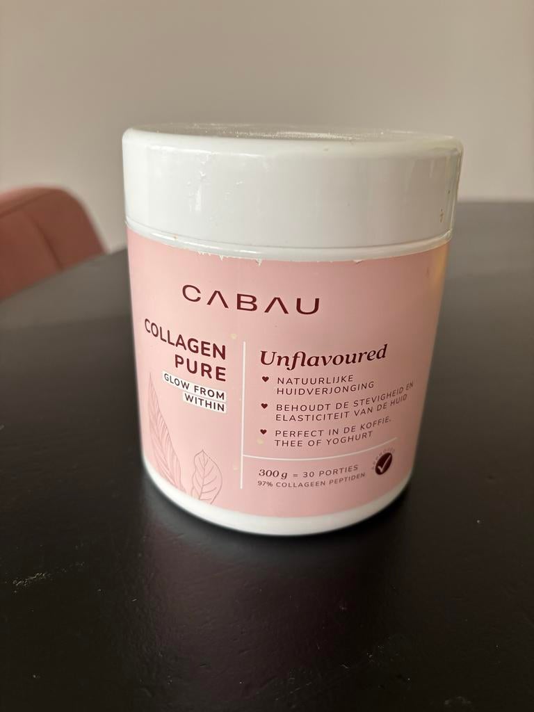 Cabau collageen pure, Sieraden, Tassen en Uiterlijk, Ophalen of Verzenden, Gebruikt, Gehele gezicht, Verzorging