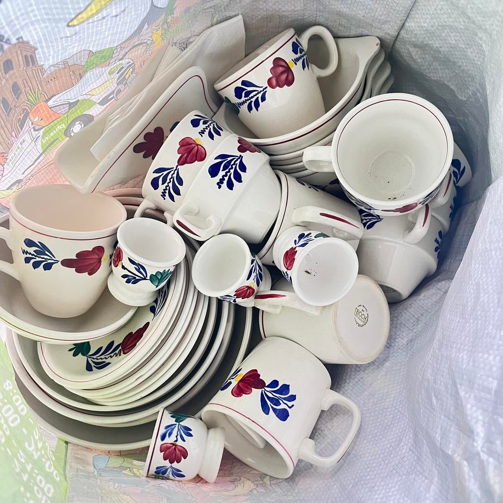 Boerenbond service, Ophalen of Verzenden, Porselein, Overige stijlen, Bord(en)