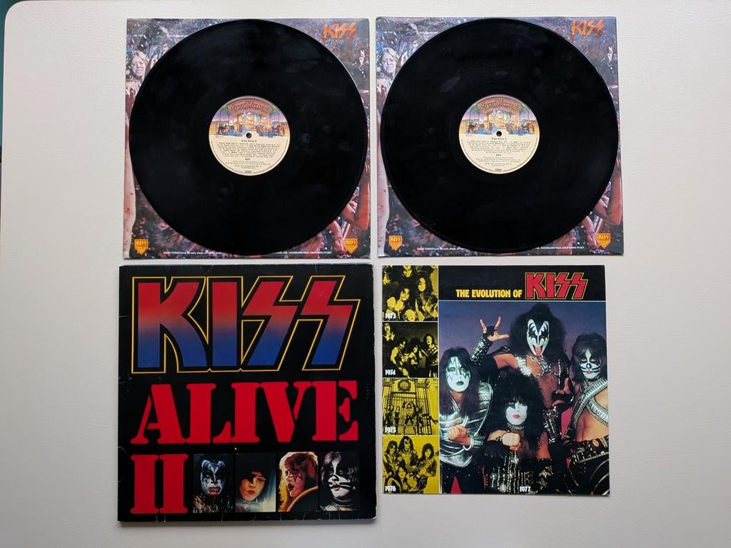 KISS Alive II dubbel LP, Cd's en Dvd's, Vinyl | Rock, Verzenden, Gebruikt, 12 inch, Poprock