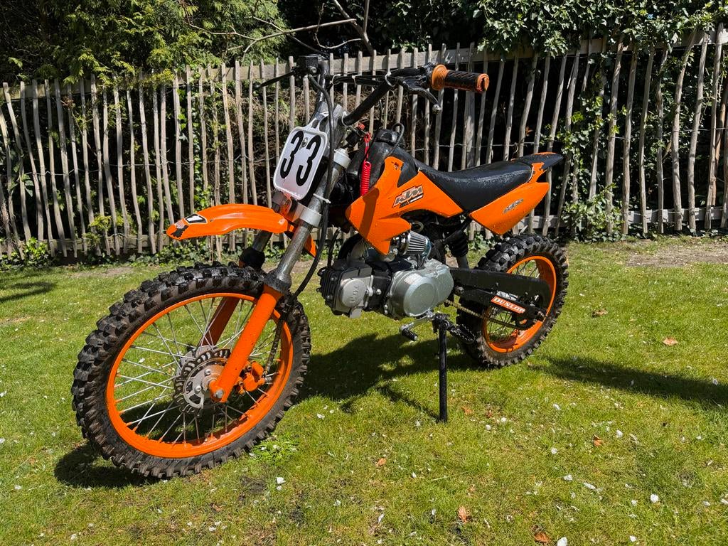 Pitbike 125cc 4 versnellingen, Ophalen, Gebruikt, Pitbike
