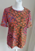 Prachtige top maat S met mooie kleuren en motiefjes, Kleding | Dames, Tops, Ophalen of Verzenden, Zo goed als nieuw, Maat 36 (S)