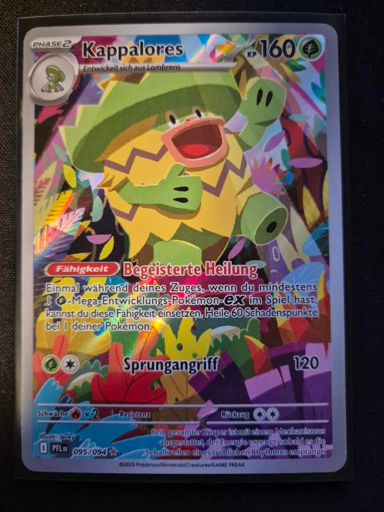 Kappalores Pokémon Kaart - Full Art Holo, Ophalen of Verzenden, Zo goed als nieuw, Losse kaart, Foil