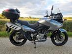 SUZUKI V-STROM DL 650 ABS TOPKOFFER 2008 TOPSTAAT GRIJS, Motoren, Motorrijbewijs A, Bedrijf, Onbekend, Meer dan 35 kW
