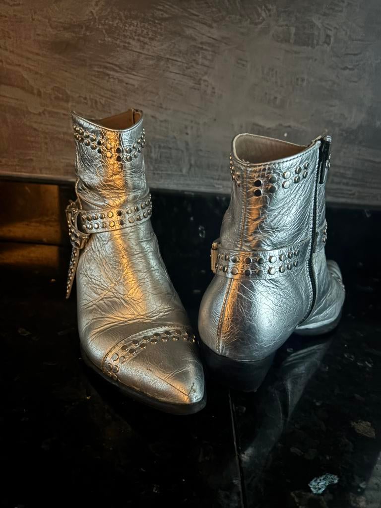 Enkellaarsjes van Notre-V, Kleding | Dames, Schoenen, Ophalen of Verzenden, Zo goed als nieuw, Zwart