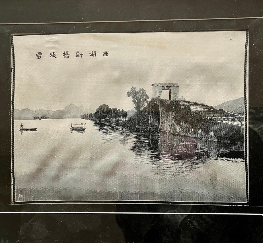 Chinees schilderij op zijde, Ophalen of Verzenden, Minder dan 50 cm, Schilderij, 75 cm of meer