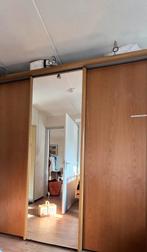 Kleding kast nova linea. Blank essen fineer, Ophalen, 50 tot 75 cm, 150 tot 200 cm