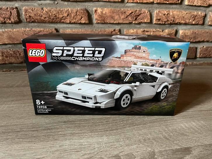 Lego 76908 Lamborghini Countach Speed Champions, Kinderen en Baby's, Speelgoed | Duplo en Lego, Nieuw, Lego, Complete set, Ophalen of Verzenden