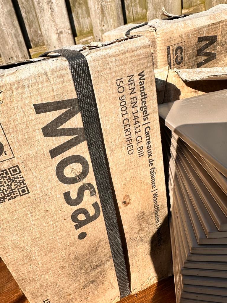 Mosa wandtegels 15x15 cm - Nieuw in doos, Ophalen, Nieuw, Minder dan 20 cm, Minder dan 5 m²