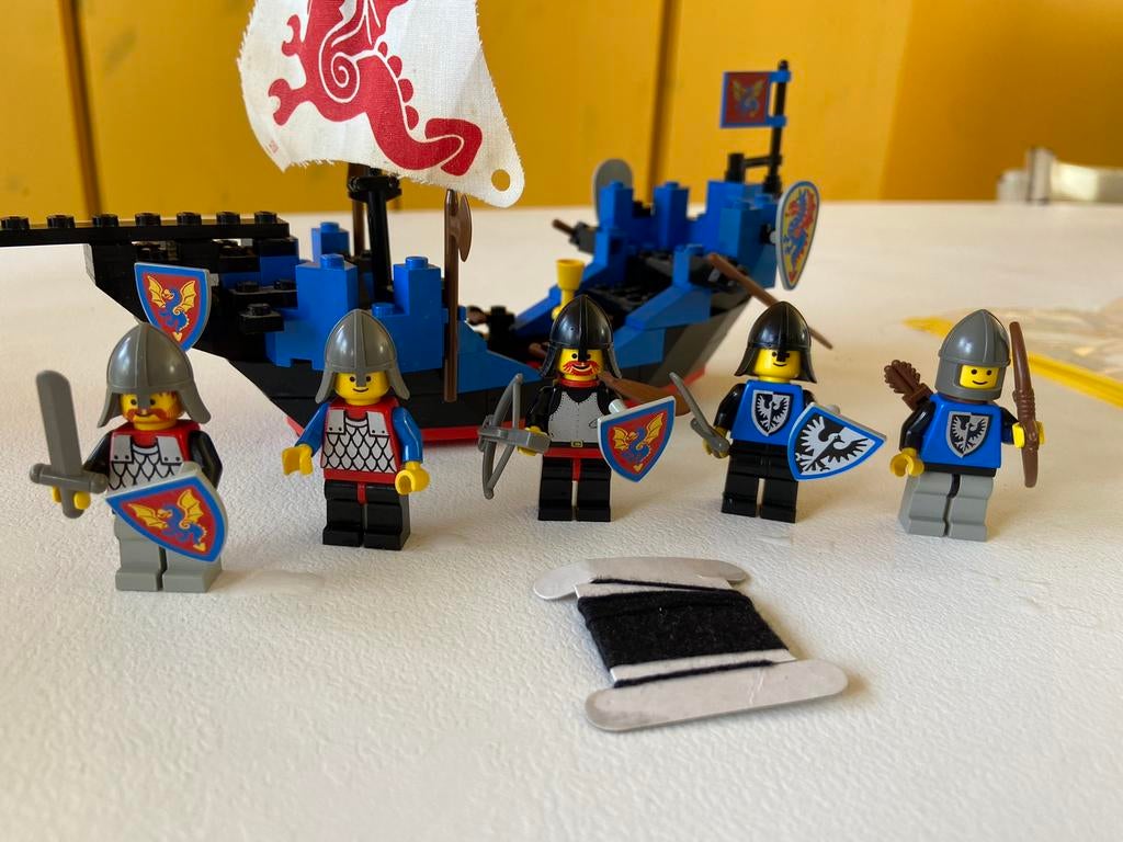 Lego Castle Sea Serpent set 6057 compleet met alle ridders, Compleet, Ophalen of Verzenden, Zo goed als nieuw, Castle