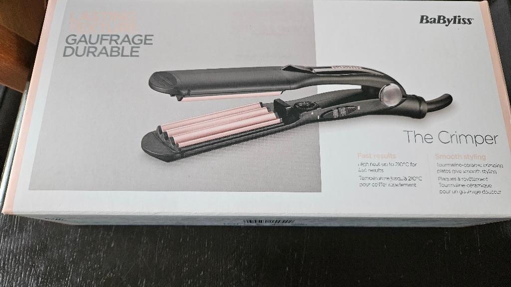 Z.G.A.N. Babyliss wafeltang, Sieraden, Tassen en Uiterlijk, Uiterlijk | Haarverzorging, Ophalen of Verzenden, Zo goed als nieuw