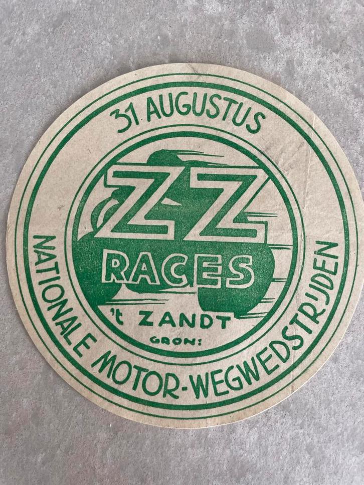 ZZ Races 't Zandt motor-wegwedstrijden affiche, Verzamelen, Posters, Ophalen of Verzenden