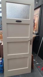 Stompe paneeldeur, Minder dan 80 cm, Binnendeur, Ophalen of Verzenden, Zo goed als nieuw