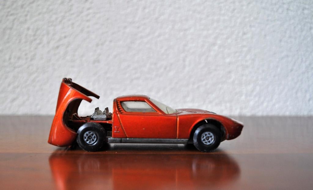 Matchbox Speedkings K-24 Lamborghini Miura 1970, Ophalen of Verzenden, Gebruikt, Auto