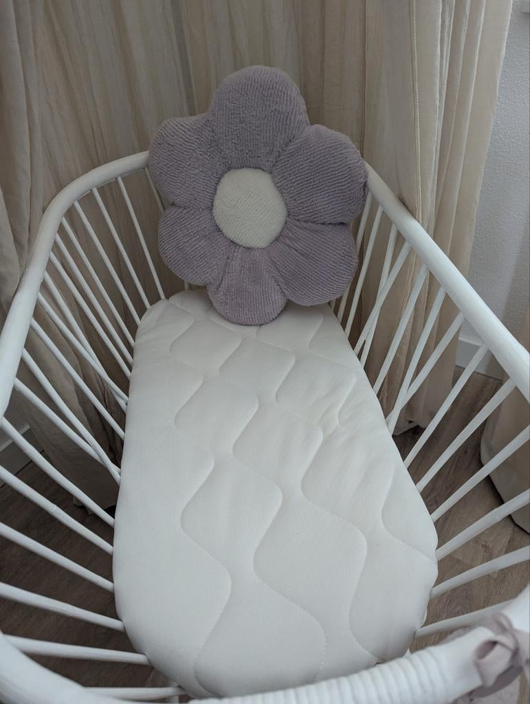 NIEUW: Ovaal Wiegmatras MamaLoes Bram 37x69x7 cm, Kinderen en Baby's, Babywiegjes en Ledikanten, Ophalen, Nieuw, Wieg