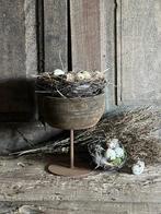 Houten schaaltje op voet, Rond, Nieuw, Ophalen of Verzenden, Home Fourteen