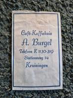 Suikerzakje, A. Burgel Kruiningen, Ophalen of Verzenden, Nederland