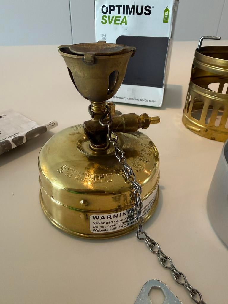Optimus Svea benzinebrander, Caravans en Kamperen, Kampeeraccessoires, Ophalen of Verzenden, Zo goed als nieuw