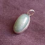Kleine Zilveren Hanger met Jade, Verzenden, Zo goed als nieuw, Zilver, Zilver