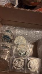 100 penningen 90% zilver 2500 gram, Postzegels en Munten, Ophalen of Verzenden, Zilver