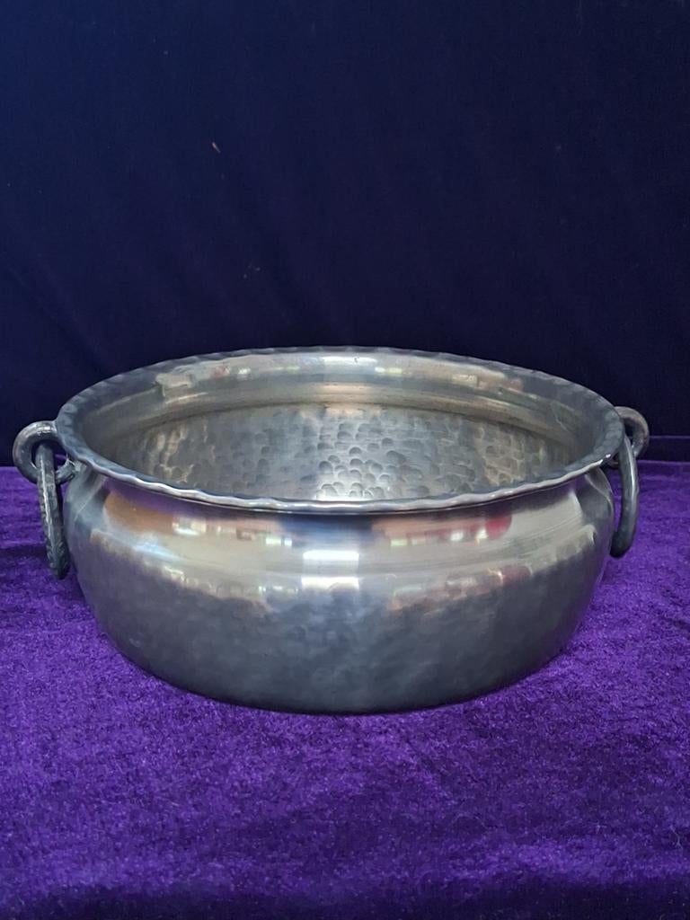 Dransgaard Tin Noorwegen Schaal - Handgemaakt, Antiek en Kunst, Ophalen of Verzenden