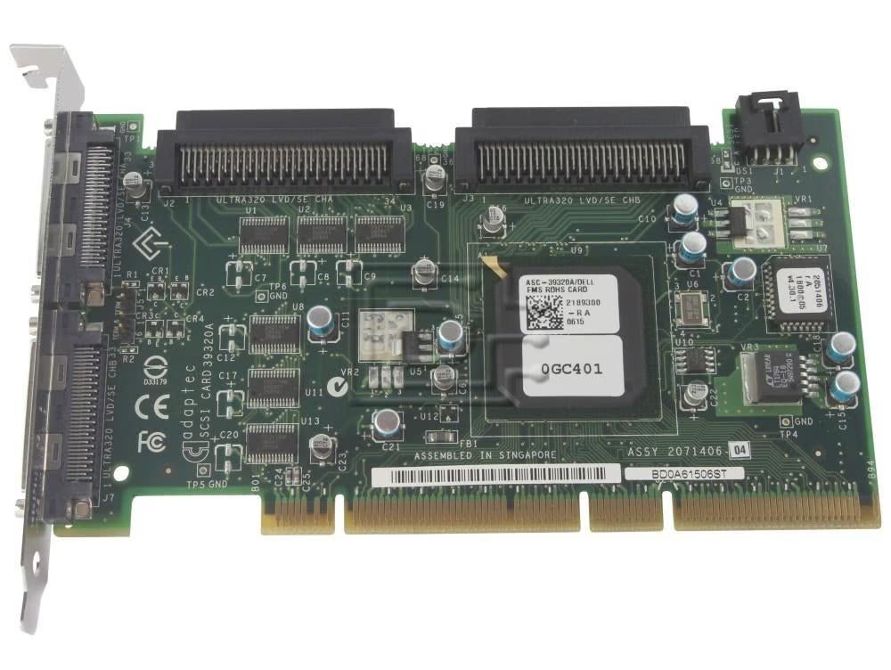 Adaptec scsi card 39320a interfcae card asc-39320a/dell, Facturen@maascomputers.nl, Ophalen of Verzenden, Cargadoorweg 23, 6541 BT Nijmegen
