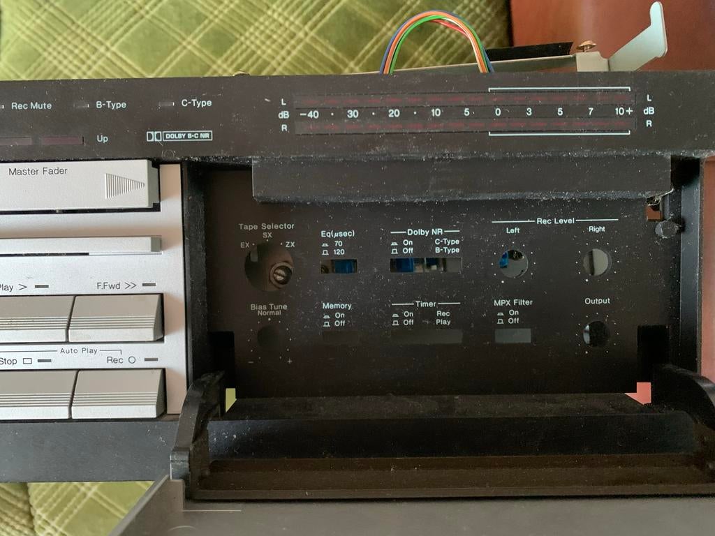 Nakamichi LX3 in onderdelen., Audio, Tv en Foto, Cassettedecks, Enkel, Overige merken, Auto-reverse, Tiptoetsen, Tape counter