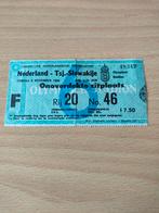 Nederland tegen Tsj. Slowakije, Ophalen of Verzenden, Gebruikt, Overige binnenlandse clubs, Poster, Plaatje of Sticker