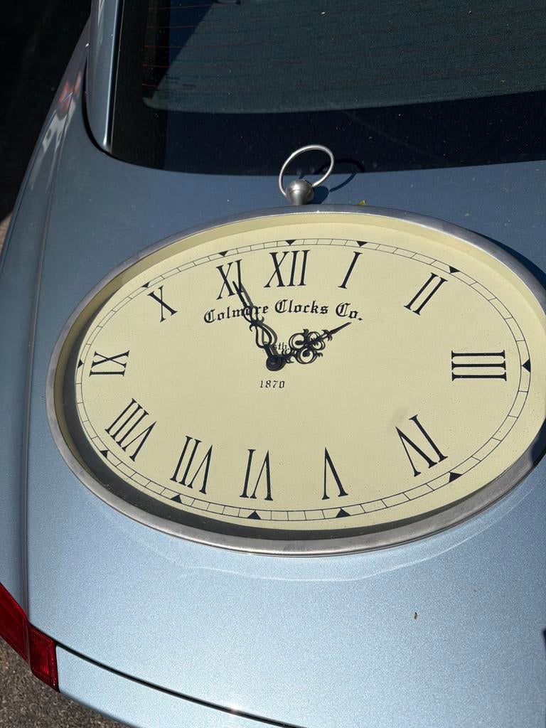 Grote decoratieve wandklok Colmore Clocks Co. 1870, Ophalen of Verzenden