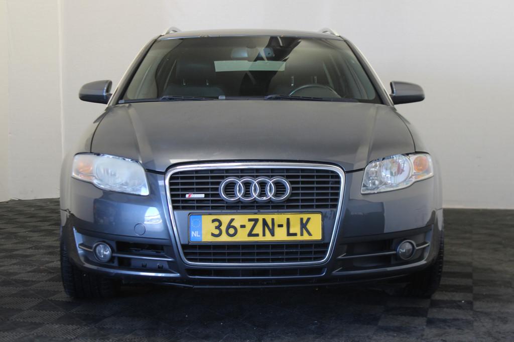 Audi A4 Avant 2.0 TDI Pro Line *Koningsdag open* (bj 2008), Auto's, Audi, Gebruikt, Zwart, 4 cilinders, 1505 kg