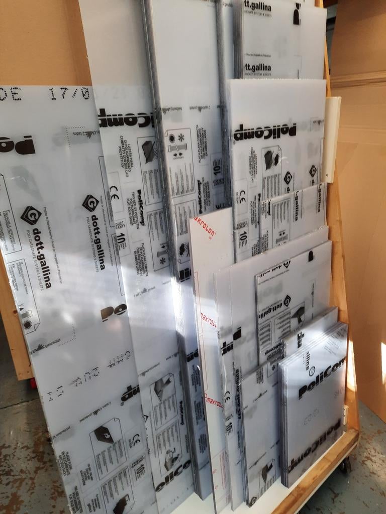 Polycarbonaat/Lexan platen glashelder div. maten en diktes, Doe-het-zelf en Verbouw, Ophalen of Verzenden