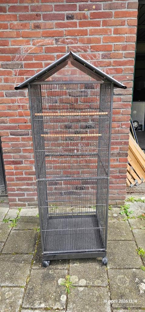 Grote vogelkooi tekoop, Ophalen, Gebruikt, Metaal, Vogelkooi