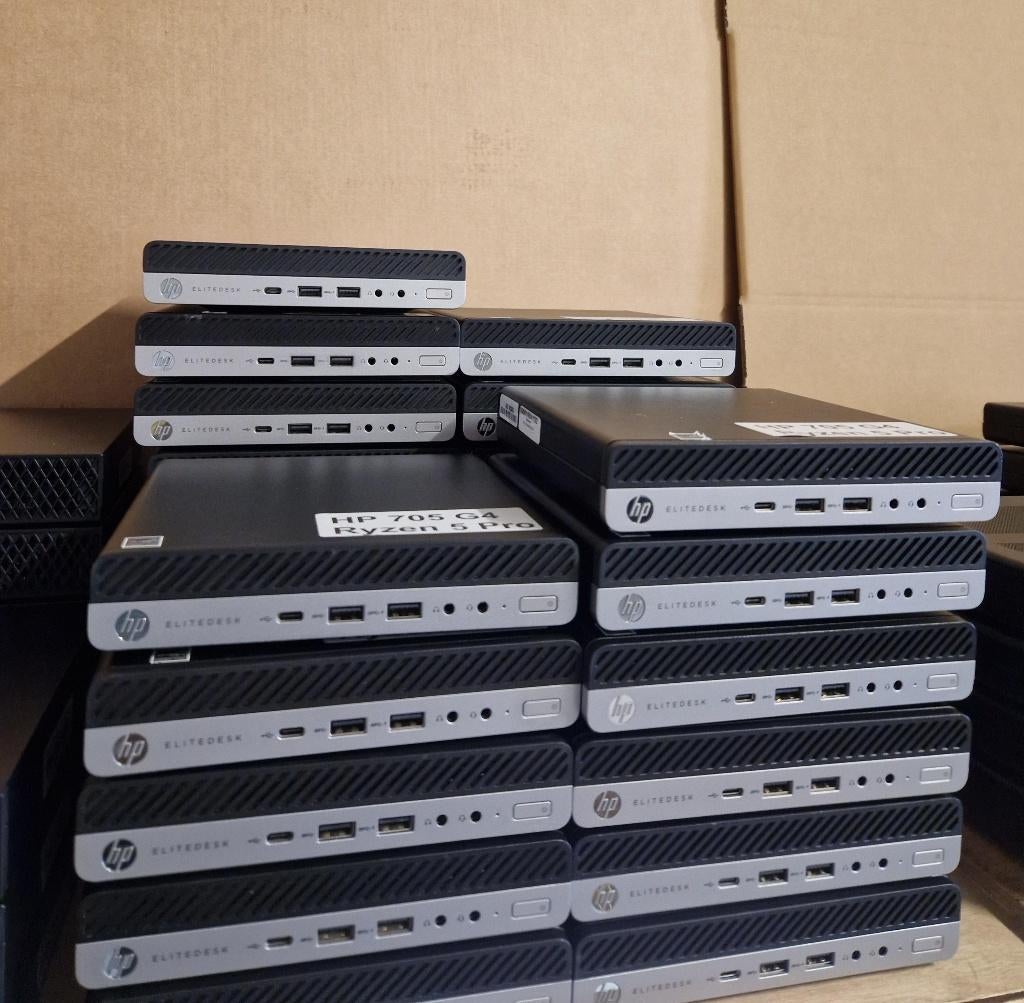 HP G4 G5 Mini / SFF - Ryzen 3 Pro / Ryzen 5 Pro + Garantie !, 256 GB, HP Elitedesk, 8 GB, AMD Ryzen Pro