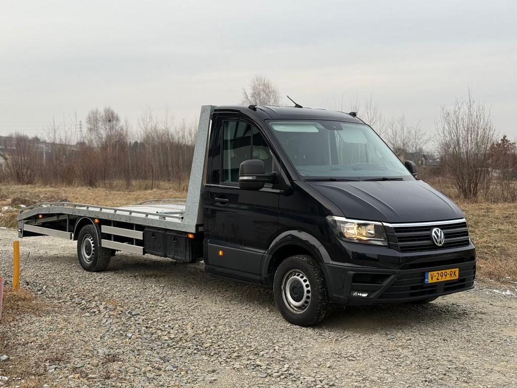 Volkswagen Crafter2018 oprijwagen, takelwagen,autotrasporter, 13 km/l, Volkswagen, Zwart, Origineel Nederlands